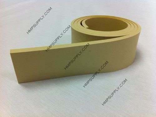 AL 7-77-00096 47-1/2" Tan Gum Rear Squeegee for American Lincoln