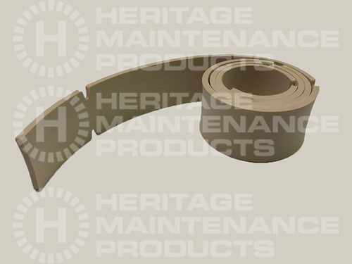 CL 30717A Tan Gum Slotted Inner Squeegee for Clarke American-Lincoln (CL 30717A)