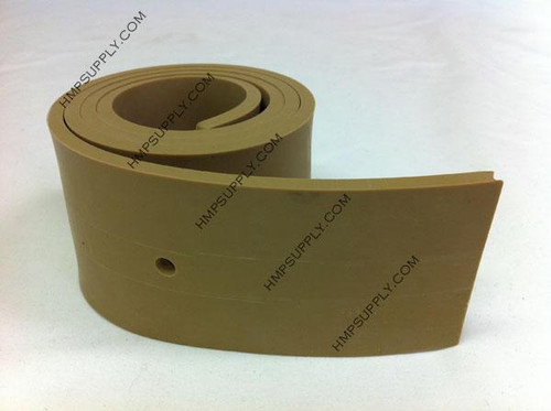 FC 22-754G 36" Tan Gum Rear Squeegee for Factory Cat / Tomcat Scrubbers (32" Frame)