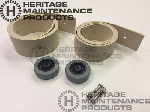 FC 290-770G Tan Gum Rubber Rear Squeegee Kit for Factory Cat / Tomcat