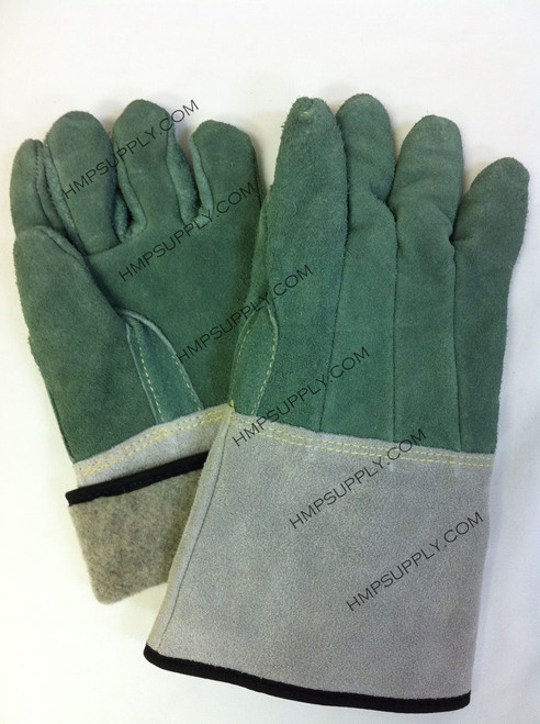 Core Room Thermal Leather Work Gloves, Pair