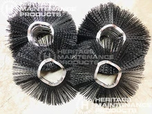 JD 52QHPSET Poly Wafer Set for John Deere 52" Quick Hitch Rotary Broom (JD 52QHPSET)