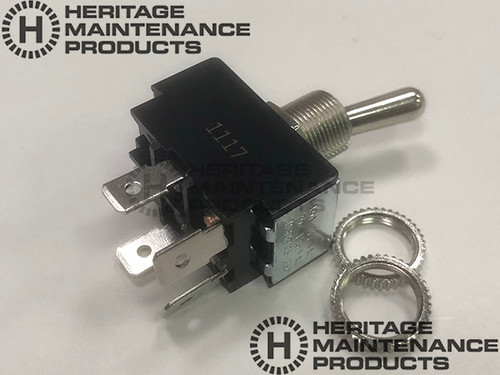 NSS 27-9-204-1 15A Toggle Switch for NSS Scrubbers. Four terminal toggle switch. 15A, 125V rated. Fits NSS Wrangler 1708, 1710, 2008, 2010, 2016, Wrangler 20B, Wrangler 20E, Wrangler 20W/D, 24, Wrangler 26VS, Wrangler 27, Wrangler 33, Wrangler 2730, Wrangler 3330 series and many other popular NSS floor scrubbers