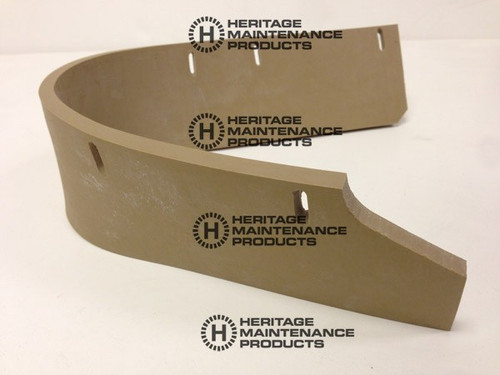 PB 3308774 Tan Gum Rubber Right Hand Side Squeegee for Minuteman Power Boss PB 3308774 Tan Gum Rubber Right Hand Side Squeegee for Minuteman Power Boss
