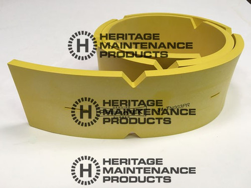 TN 1017868 / 4035508 49-1/2" Oil-Resistant Slotted Front Squeegee for Tennant T20 / M20 Scrubbers