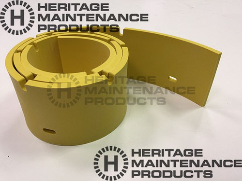 TN 60005 / 4027240 Oil-Resistant Slotted Front Squeegee for Tennant 527/ 528