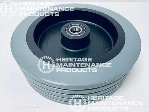 AD 56382693 12" Grey Non-Marking Wheel with Bearing for Nilfisk Advance