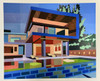 Andy Burgess, Lavender House, Screenprint by Andy Burgess, 15/22, 28 ” x 33”, frame size 32 ½” x 37 ½”  , 2024