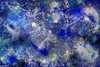Blue Rhapsody by Augustus Francis - formerly titled Blue Symphony - created with oil wax dry pigment and synthetic resin on canvas 48 x 72 2025