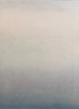 Brighton Smith White Dawn contemporary abstract painting with soft ivory blue and lavender atmospheric gradient minimalist artwork
