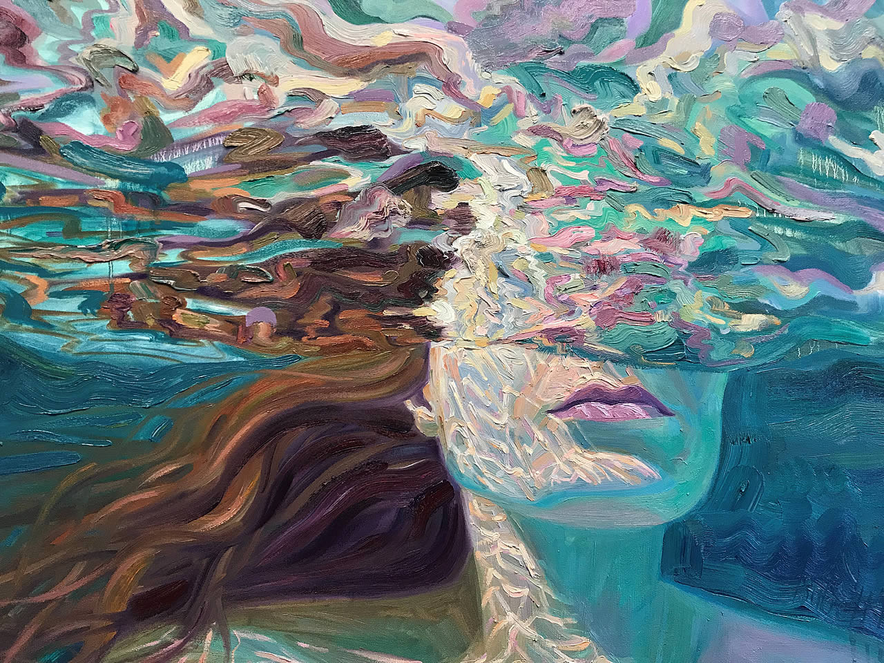 In The Moment Oil Painting By Isabel Emrich