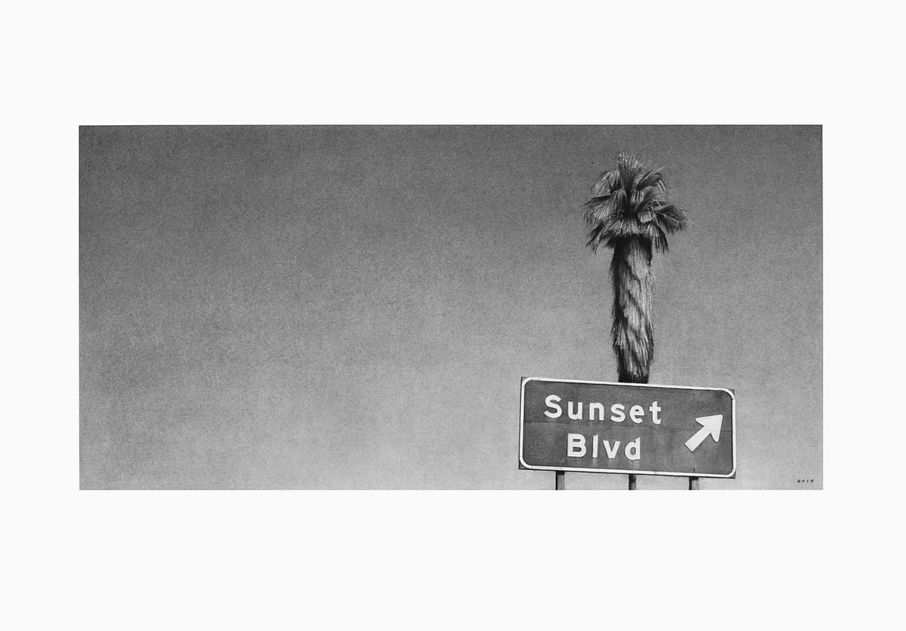 Sunset Blvd with Palm