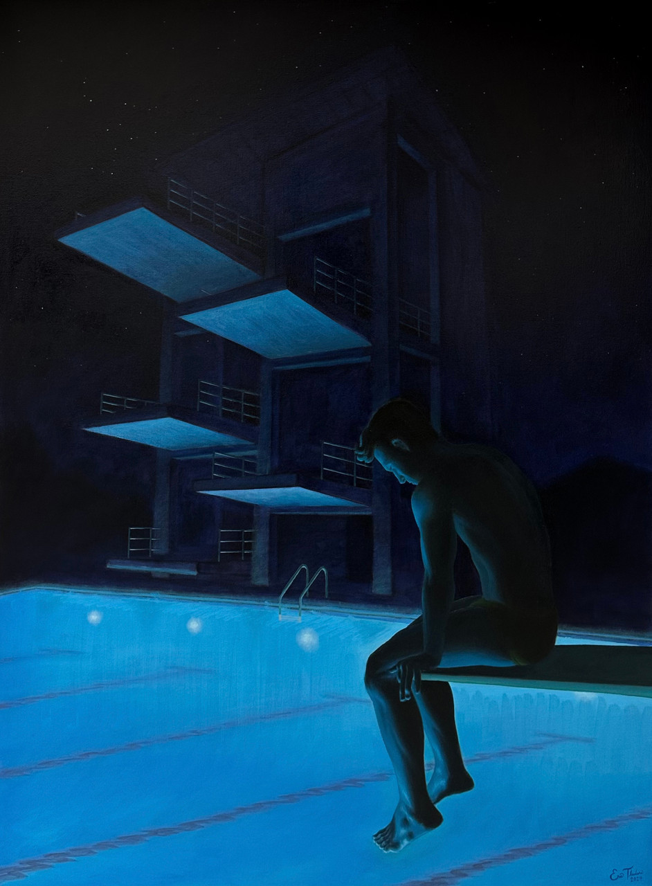 Levels, oil on canvas, 40”x30”, 2024, private collection.