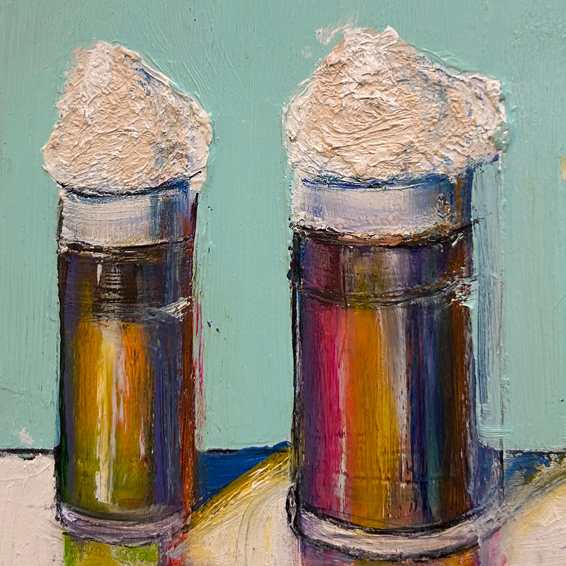 Clay Vorhes, 150 Studies, 4 x 4, 150, study 80