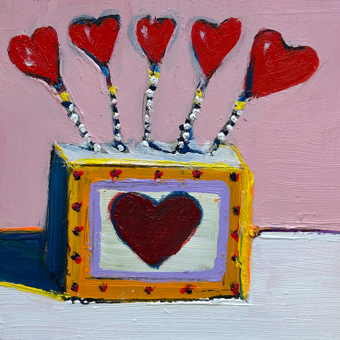 Clay Vorhes, 150 Studies, 4 x 4, 150, study 85