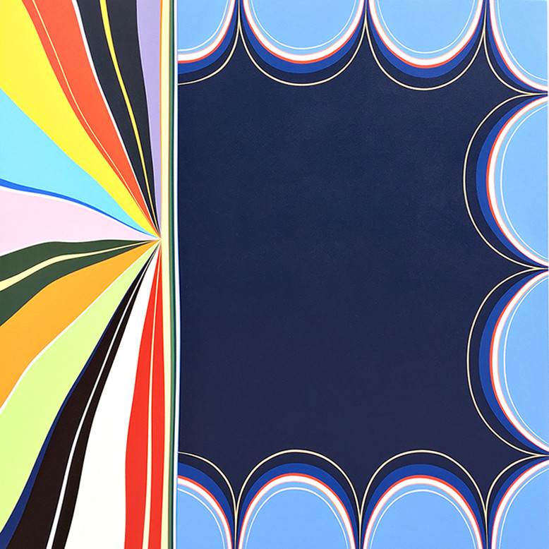 Kurt Herrmann, Gothic Tuna, 2019, Acrylic on canvas over birch panel, 48 x 48, 4800