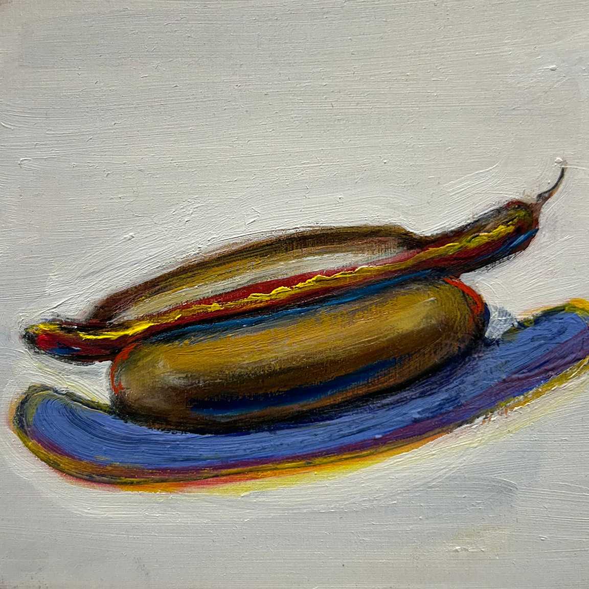 Clay Vorhes, 150 Studies, 4 x 4, 150, study 24