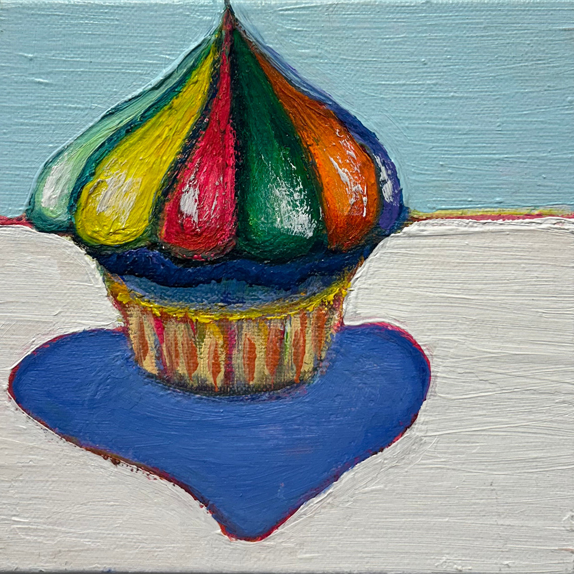 Clay Vorhes, 150 Studies, 6 x 6, 150, study 181