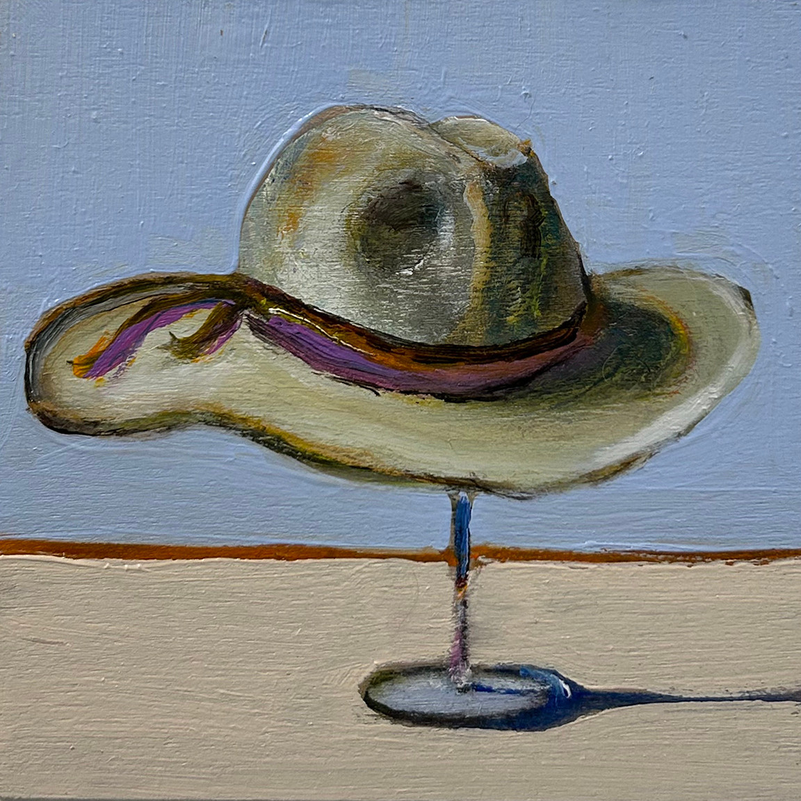 Clay Vorhes, 150 Studies, 4 x 4, 150, study 185