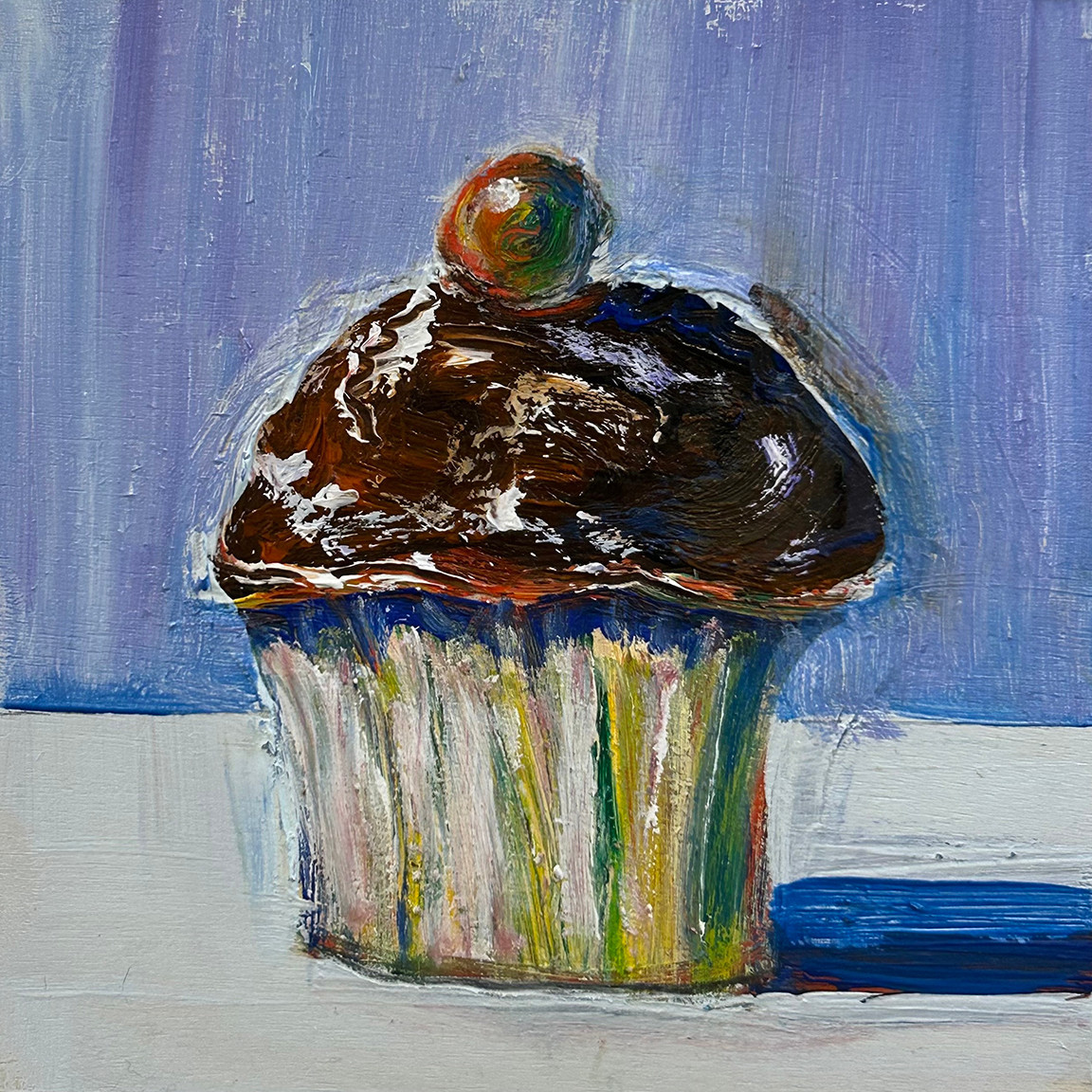 Clay Vorhes, 150 Studies, 4 x 4, 150, study 76