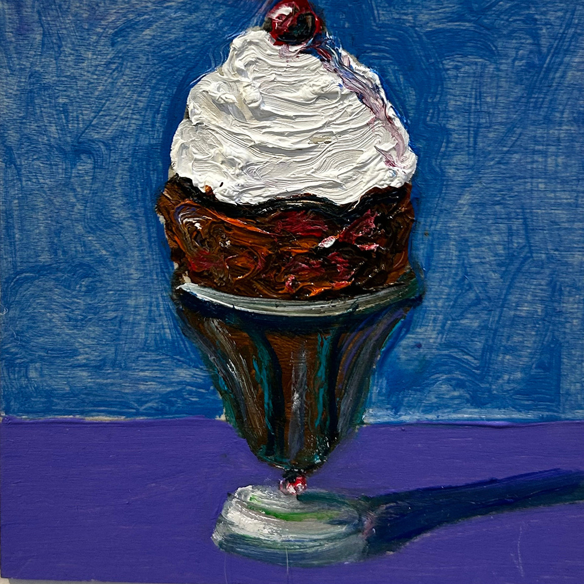 Clay Vorhes, 150 Studies, 4 x 4, 150, study 74