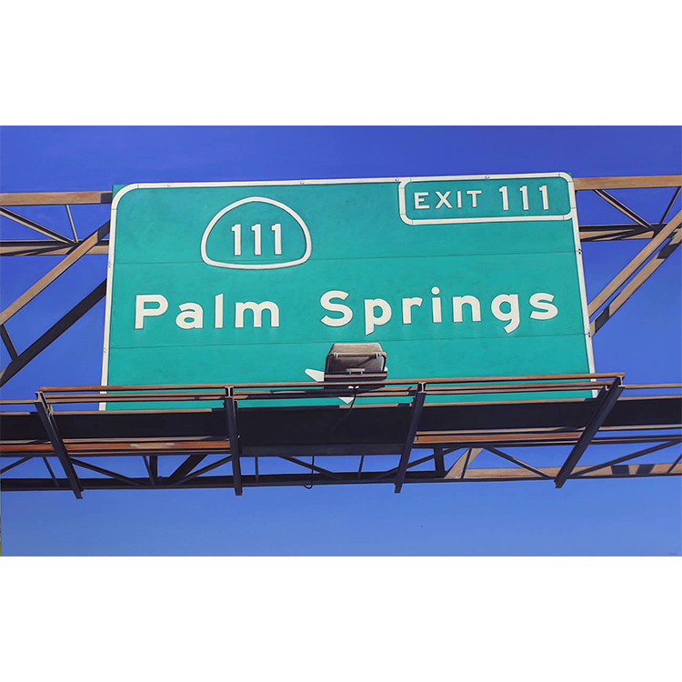 palm springs traffic sign