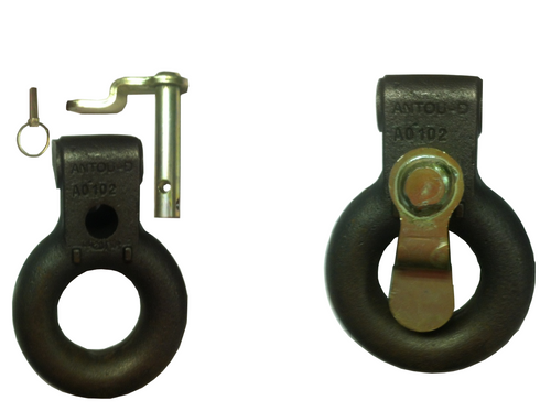 20 ton 3 hole vertical mount Pintle Ring