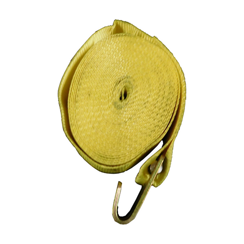 4" X 30' 16,200 LB WINCH STRAP W/FLAT HOOK