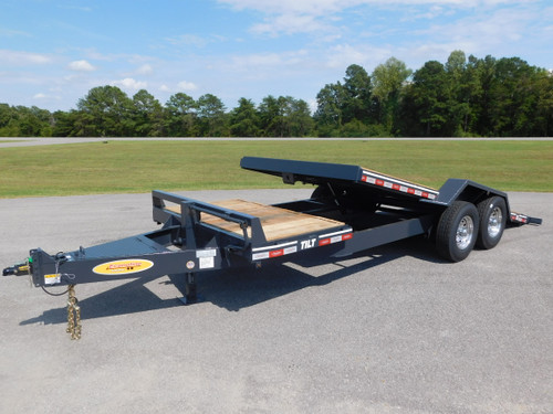 7-Ton Tandem Landscape Partial Tilt Trailer