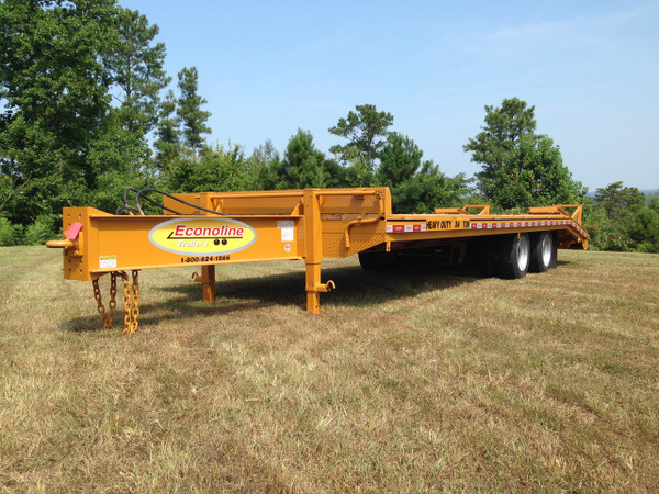 24-Ton Dovetail Dual Tandem Air Brake Trailer
