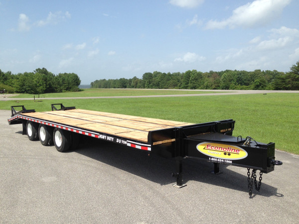 30-Ton Dovetail Tri-Axle Air Brake Trailer