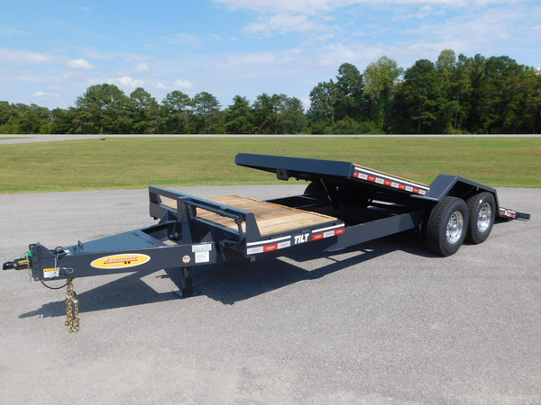 7-Ton Tandem Landscape Partial Tilt Trailer