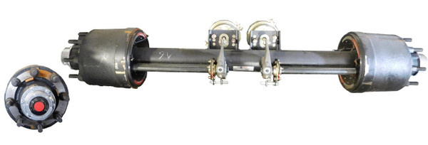 22,000 lb Dual Tandem Air Brake Trailer Axle
