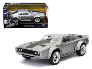 Dom's Ice Charger "Fast & Furious" F8 Movie 1/24 Diecast Model Car by Jada F977-98291