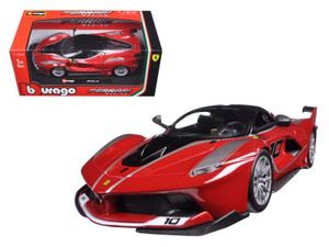 Ferrari Racing FXX-K #10 Red 1/24 Diecast Model Car by Bburago F977-26301r