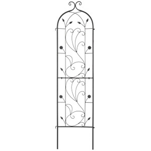 Garden Trellis for Climbing Plants, 60 x 15 in, Rustproof Metal Garden Flower Trellis, Outdoor Clim E415-HPJHX1JTH60WGXYFNV0