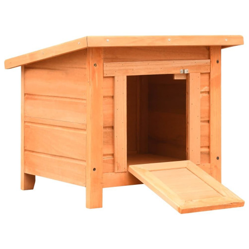 Cat House Brown and Green Solid pine/fir wood, powder-coated iron A949-170640