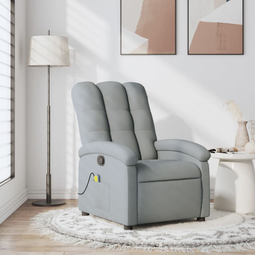 Massage Recliner Chair Light grey A949-3205868