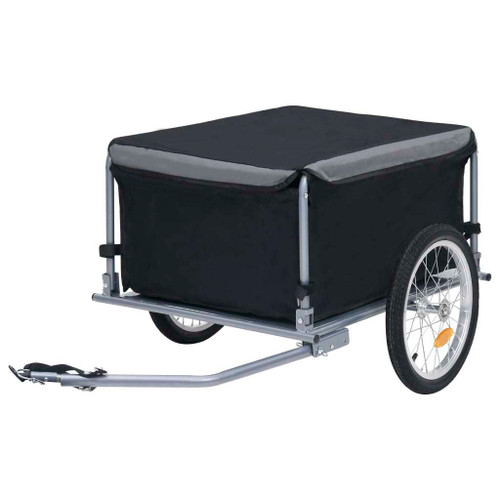 Bike Trailer Black and Gray 143.3 lb A949-92590