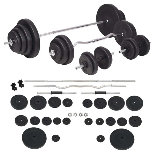 Barbell and Dumbbell Set 264.6 lb A949-91406