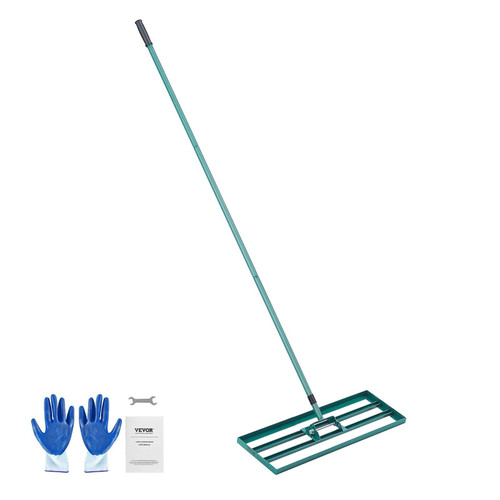 Lawn Leveling Rake, 30"x10" Level Lawn Tool, Heavy-duty Lawn Leveler with 78" Steel Extended Handle E415-CPPZP1030000Q4VM8V0