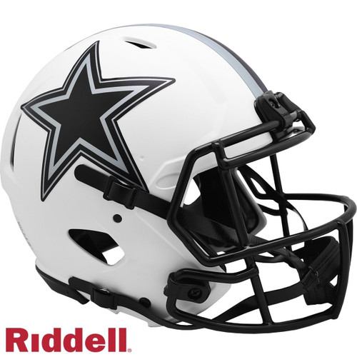 Dallas Cowboys Helmet Riddell Authentic Full Size Speed Style Lunar Eclipse Alternate Z157-9585562661