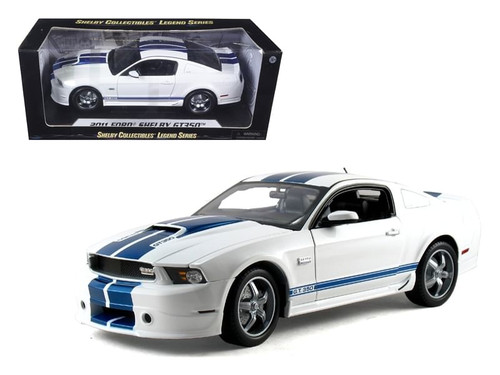 2011 Ford Shelby Mustang GT350 White 1/18 Diecast Model Car by Shelby Collectibles F977-SC351