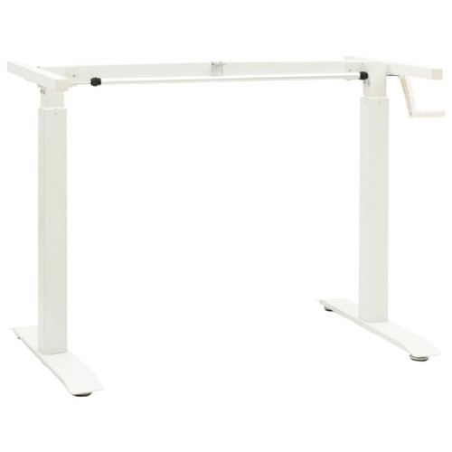 Stand Up Desk Frame White Carbon steel Adjustable A949-321718