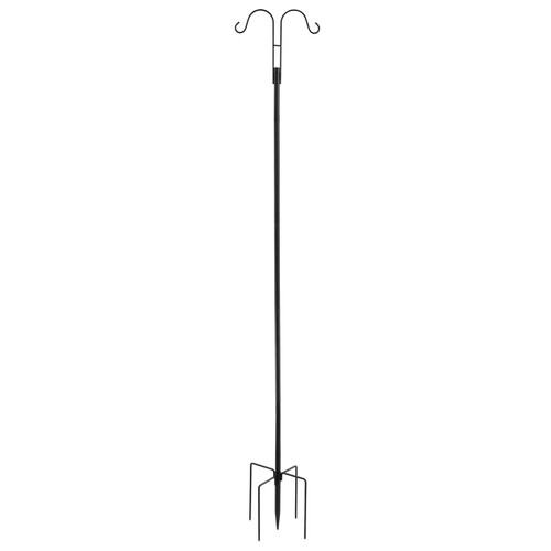 Double Shepherds Hooks for Outdoor, 8 Pack 76 Inch Heavy Duty Bird Feeder Pole, 3/4 Inch Thick Gard E415-WNGJSMYRGG76D79CC001V0