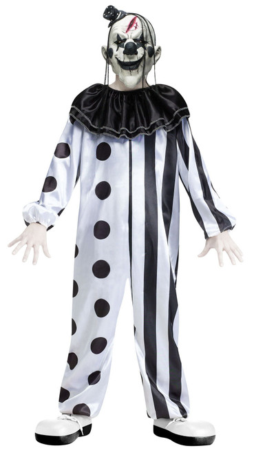 Fun Wolrd Boys Killer Clown Costume Medium 8to10 N274-FC01046589