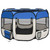  Foldable Dog Playpen with Carrying Bag Blue 43.3"x43.3"x22.8 A949-171014