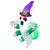 3.6 FT Halloween Inflatable Ghost Broke Out from Window B593-CM24305US