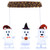 4 Pieces Halloween Decoration Pop up Ghosts with Gate and LED Lights B593-CM25125US