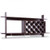 Wall Mount Wine Rack with Glass Holder & Storage Shelf-Walnut B593-HW57400